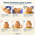 Cómo funciona el torno Lumikids en seis pasos